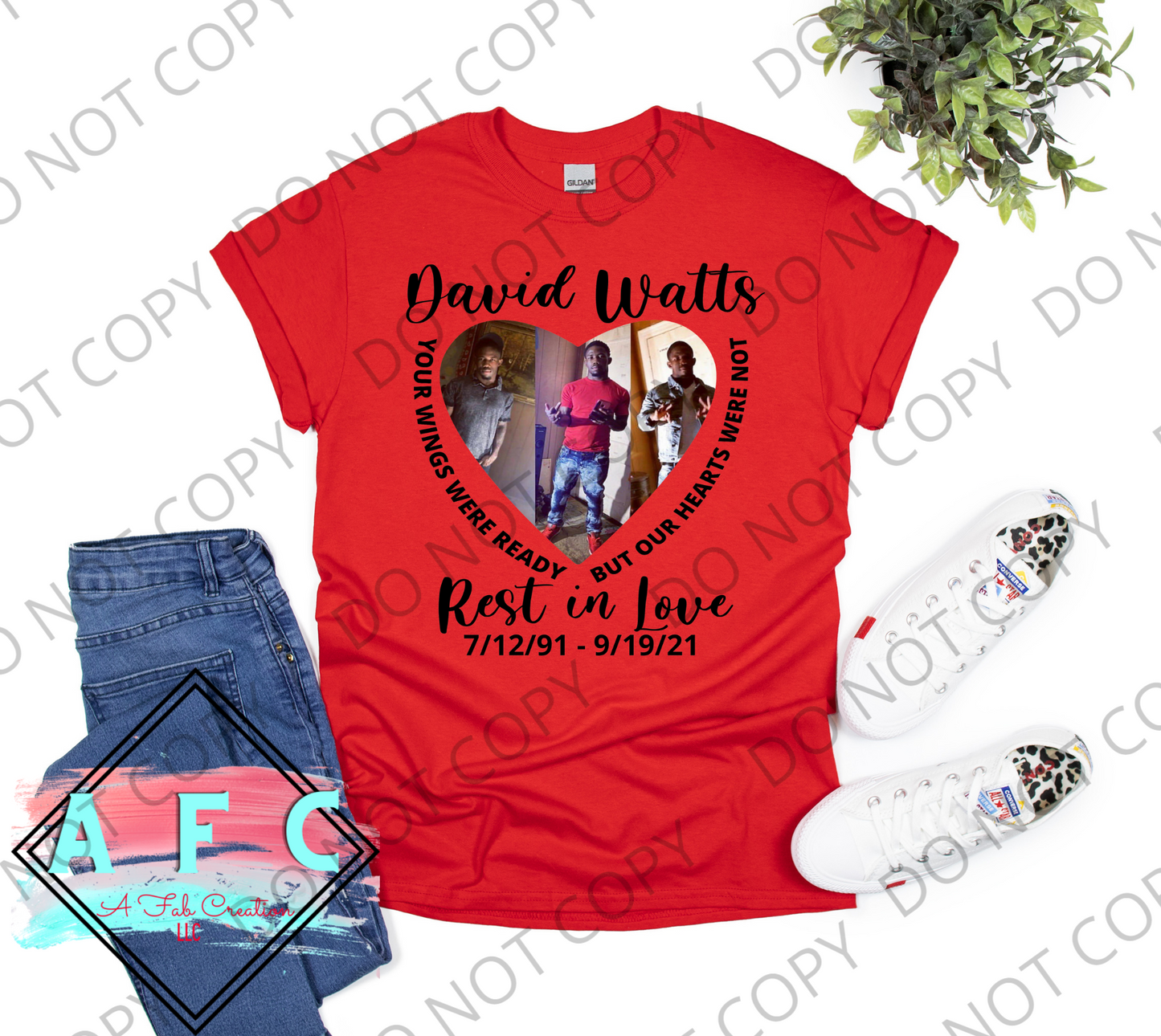 MEMORIAL HEART SHIRT