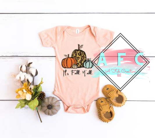 Infant It's Fall Y'all